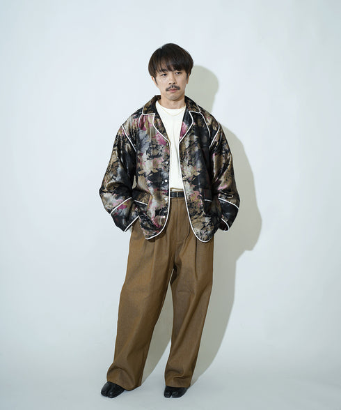 H163 / 着用サイズ:S グレー 着用トップス:217674 着用ボトムス:217647