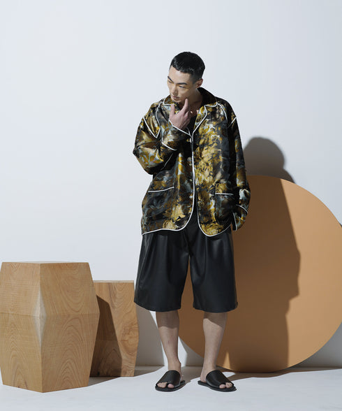 H178 / 着用サイズ:L ベージュ 着用トップス:217749 着用ボトムス:217612