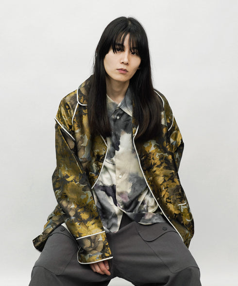 H177 / 着用サイズ:L ベージュ 着用トップス:217621 着用ボトムス:217641