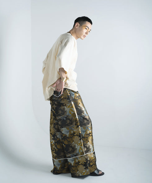 H178 / 着用サイズ: L*ベージュ トップス:217674