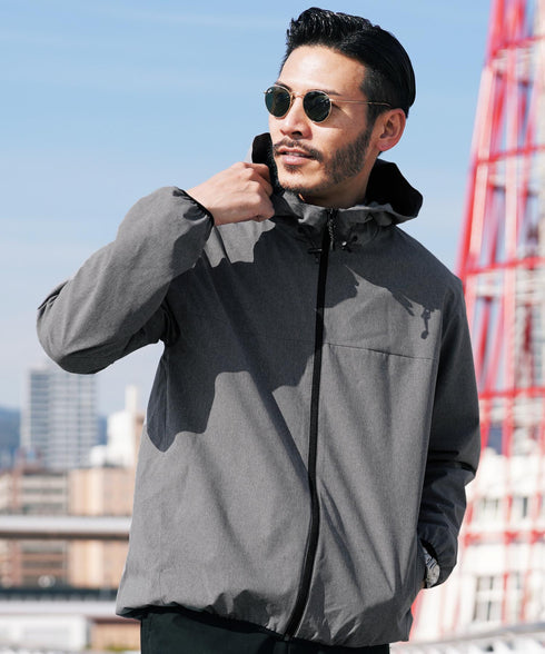 杢グレー(パーカー) MODEL : GO 180cm 66kg Lsize