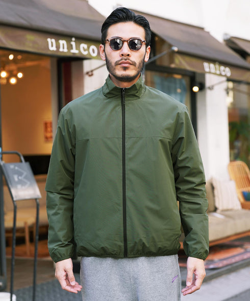 カーキ(スタンドカラー) MODEL : GO 180cm 66kg Lsize