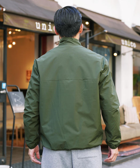 カーキ(スタンドカラー) MODEL : GO 180cm 66kg Lsize