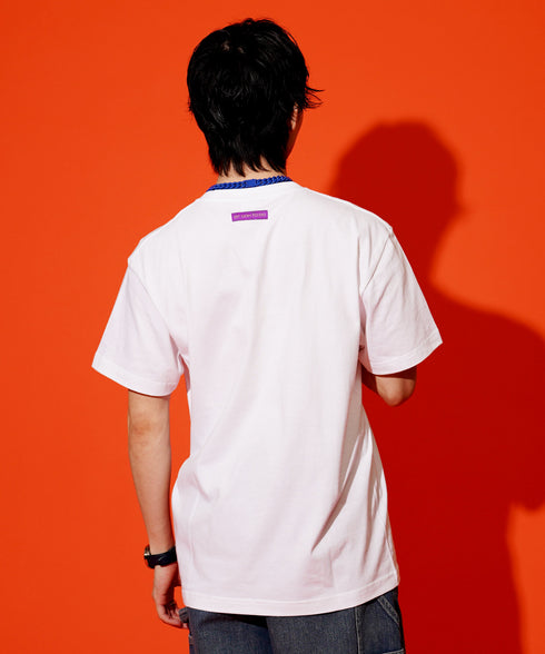 ホワイト/ブルー 169cm/53kg 着用サイズL