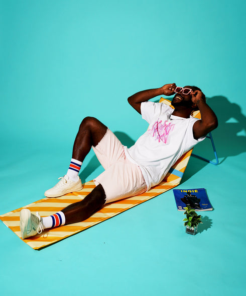 ホワイト/パープル 178cm/78kg 着用サイズXL