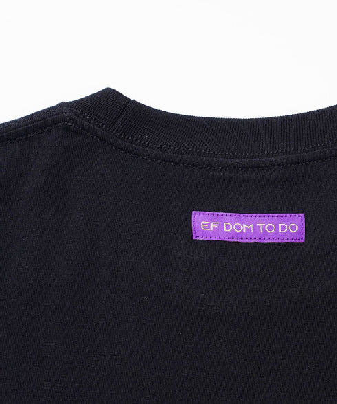 EF DOM TO DO / イーエフダムトゥードゥー ロゴ刺繍 Tシャツ 半袖 ショートスリーブTEE