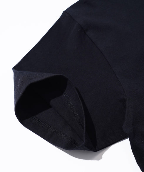 EF DOM TO DO / イーエフダムトゥードゥー ロゴ刺繍 Tシャツ 半袖 ショートスリーブTEE