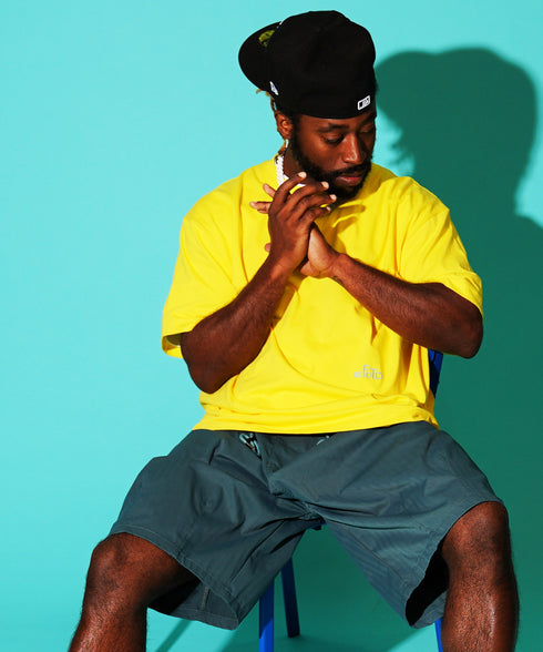 イエロー 178cm/78kg 着用サイズXXL