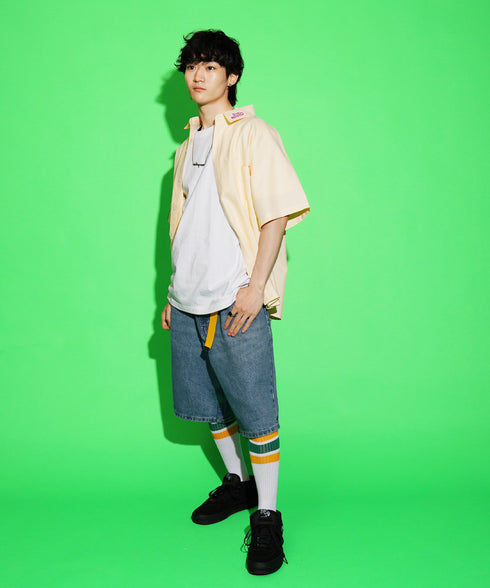 イエロー 169cm/53kg 着用サイズXL