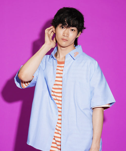 スカイブルー 169cm/53kg 着用サイズXL