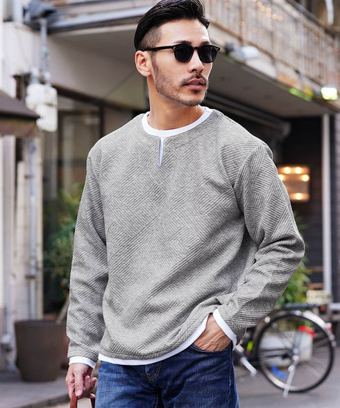 グレー MODEL : GO 180cm 66kg Lsize