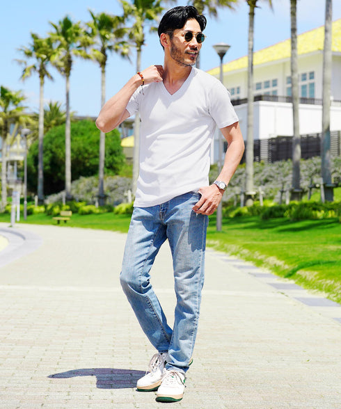 ホワイト MODEL : GO 180cm 66kg Lsize