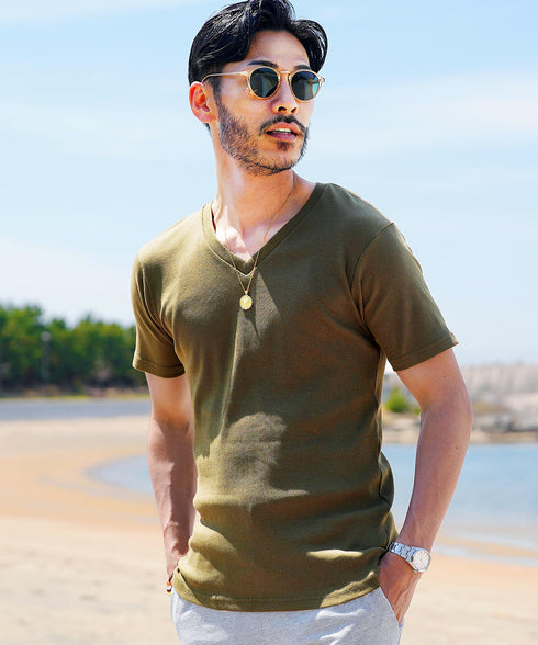 カーキ MODEL : GO 180cm 66kg Lsize