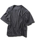 UVカット梨地 裾スリット入りBIGTシャツ