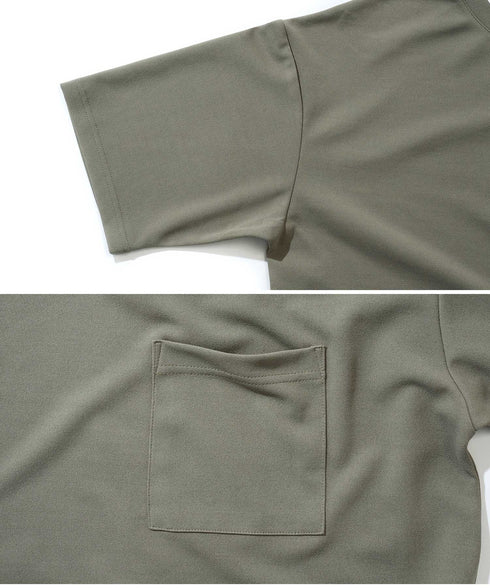 UVカット梨地 フェイクレイヤードBIGT