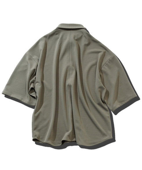 UVカット梨地BIGサイズシャツ