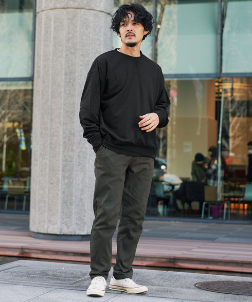 ミニ裏毛綿タッチトレーナー