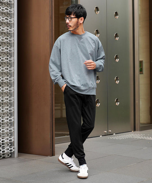 杢グレー MODEL : GO 180cm 66kg Lsize