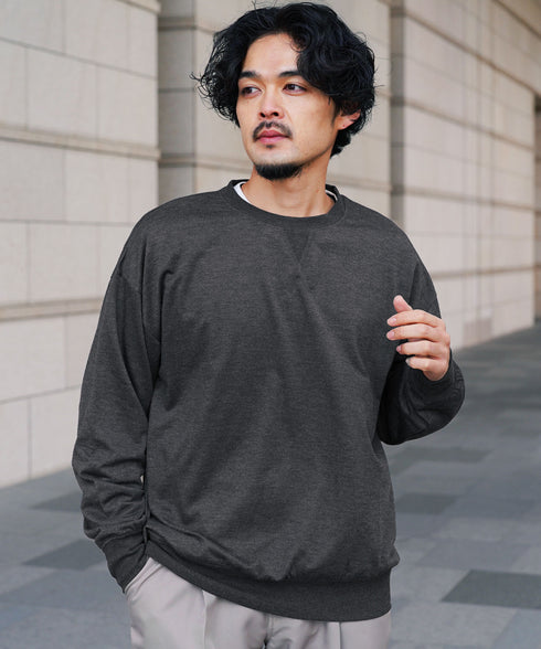 ミニ裏毛綿タッチトレーナー