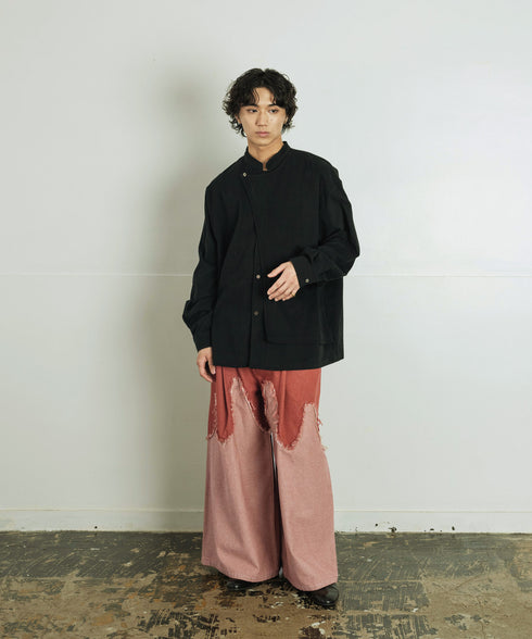 H175 / 着用サイズ: L オレンジ系その他
着用トップス:217159