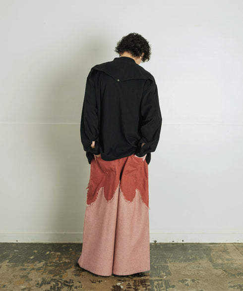 H175 / 着用サイズ: L オレンジ系その他
着用トップス:217159