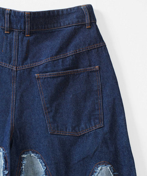 インディゴブルー後ろポケット