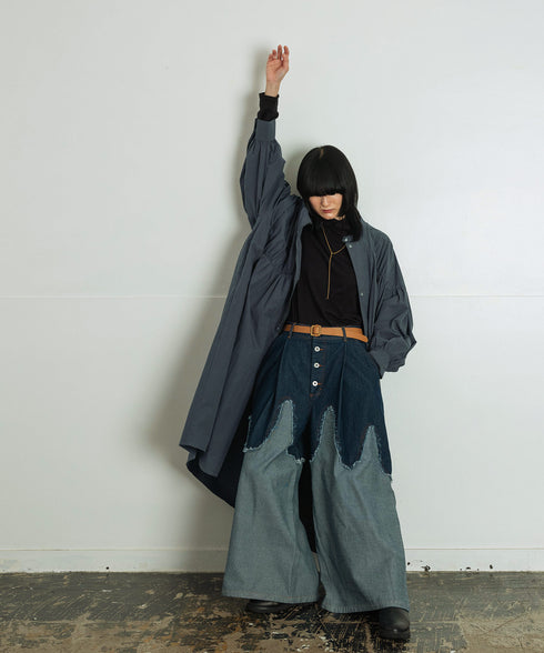 H167 / 着用サイズ: M ネイビー
着用ボトムス:217152