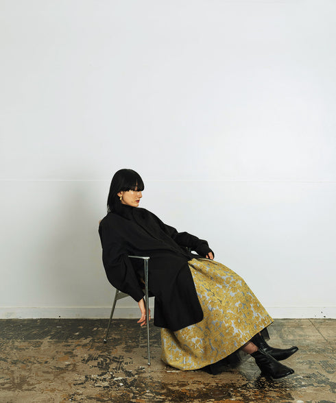 H167 / 着用サイズ: M グリーン 着用トップス:217167