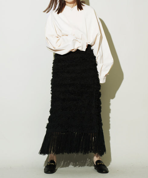 H161 / 着用サイズ: FREE ブラック 着用トップス:217159