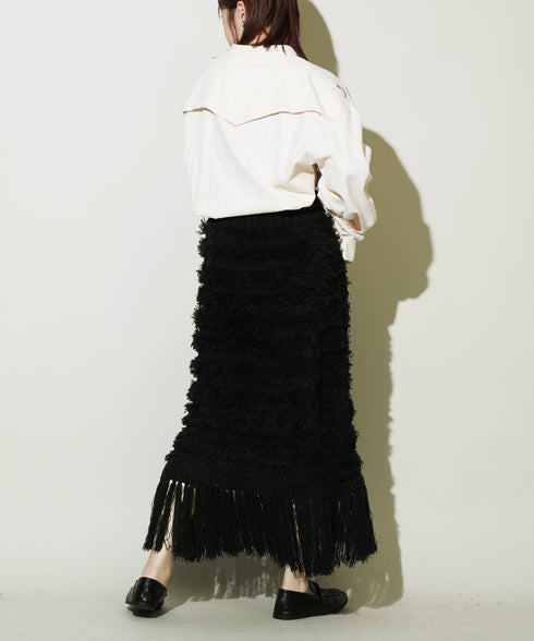 H161 / 着用サイズ: FREE ブラック 着用トップス:217159