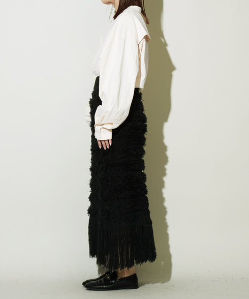 H161 / 着用サイズ: FREE ブラック 着用トップス:217159