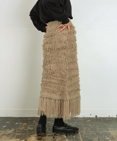 H167 / 着用サイズ: FREE ベージュ