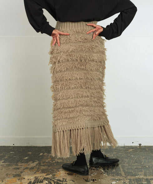 H167 / 着用サイズ: FREE ベージュ