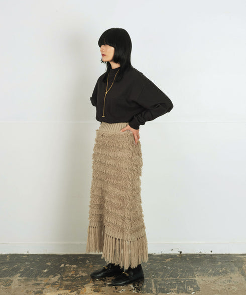 H167 / 着用サイズ: FREE ベージュ