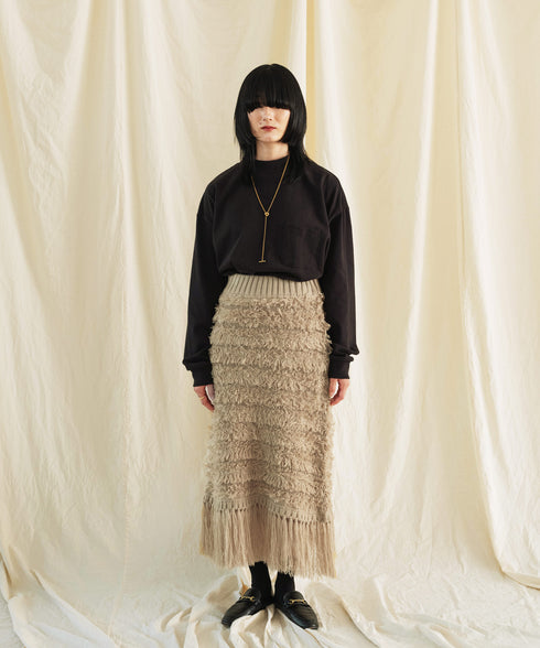 H167 / 着用サイズ: FREE ベージュ