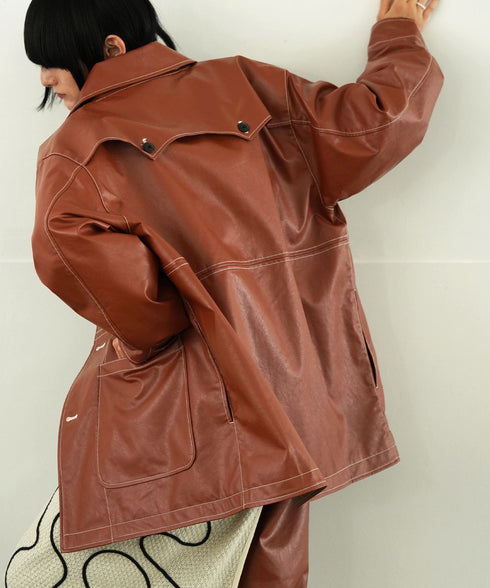 H167 / 着用サイズ: M ブラウン
着用ニット:217162 スカート:217151 ボトムス:217164