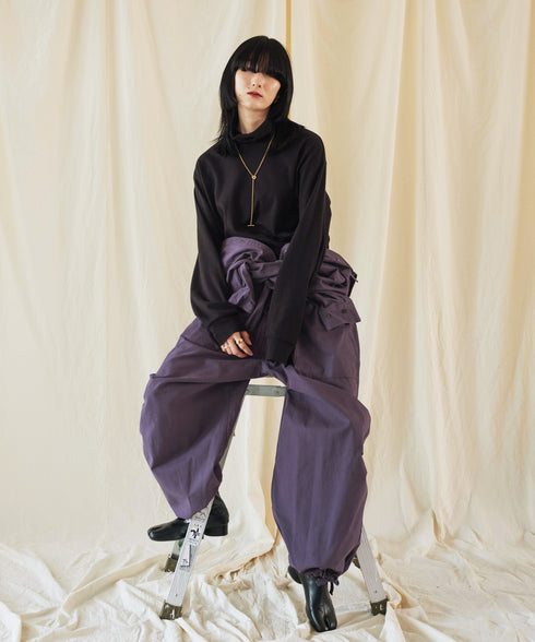 H167 / 着用サイズ: M パープル