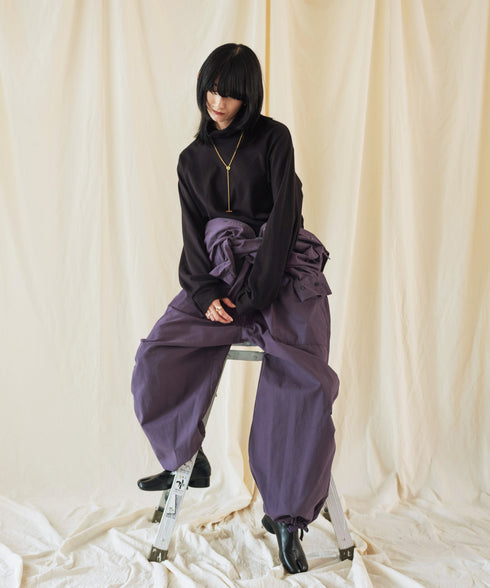 H167 / 着用サイズ: M パープル