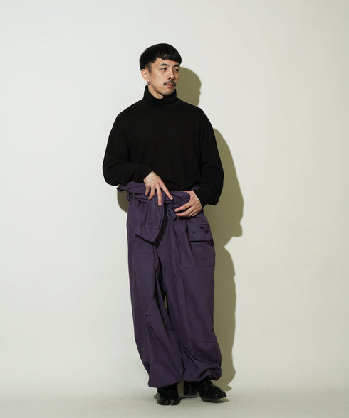 H163 / 着用サイズ: S パープル