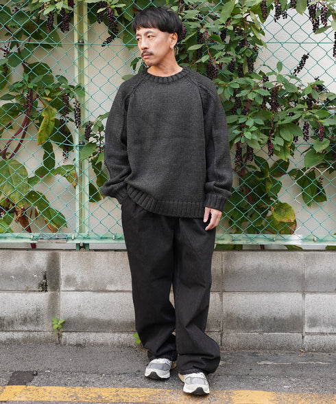 H163 / 着用サイズ:M スミクロ 着用ボトムス:218708