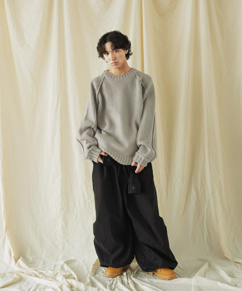 H175 / 着用サイズ: L グレー ボトムス:217160