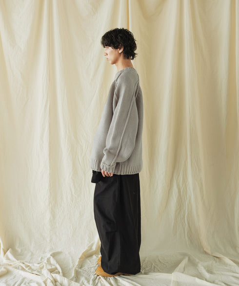 H175 / 着用サイズ: L グレー ボトムス:217160