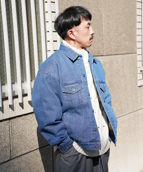 H163 / 着用サイズ: S アイボリー 着用アウター:218710 ボトムス:218717