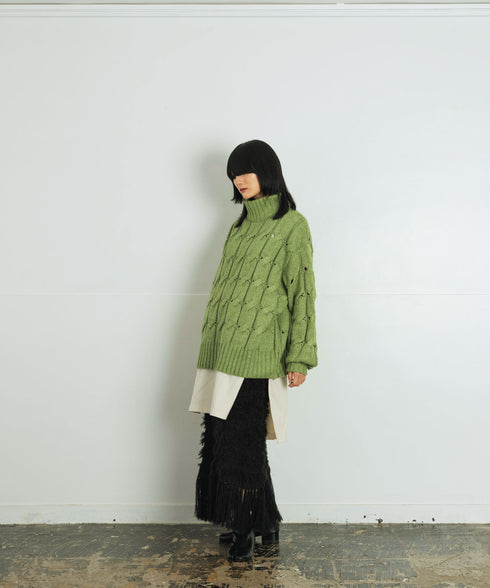 H167 / 着用サイズ:M グリーン 着用インナー:217170 着用ボトムス:217155