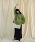 H167 / 着用サイズ:M グリーン 着用インナー:217170 着用ボトムス:217155