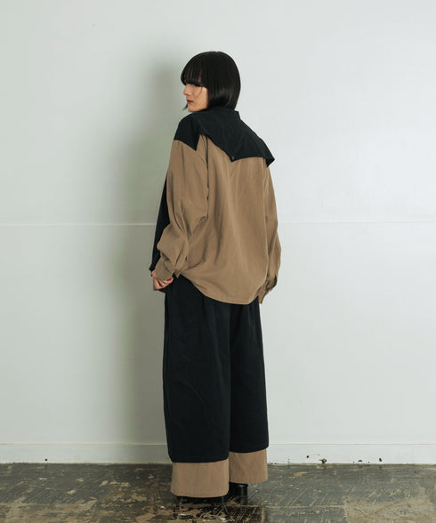 H167 / 着用サイズ: M ベージュ系その他
着用トップス:217159