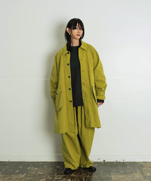 コート/217158とセットアップでの着用