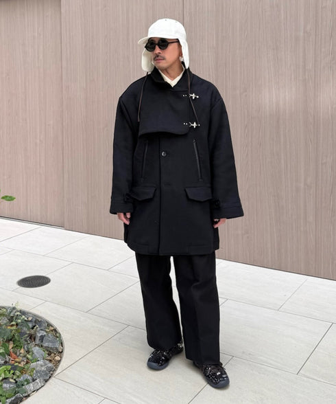 H163 / 着用サイズ:S ブラック