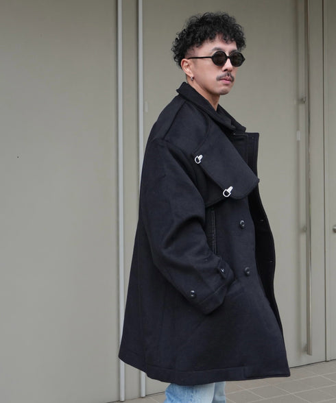 H163 / 着用サイズ:S ブラック