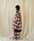 H167 / 着用サイズ: M アイボリーチェック トップス:217167 ボトムス:217175